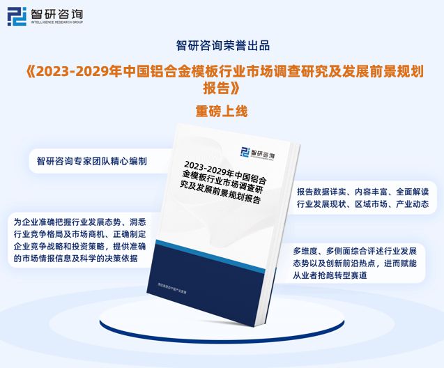 开云体育 开云官网最新！智研咨询重磅发布《中国铝合金模板行业市场研究报告(图1)