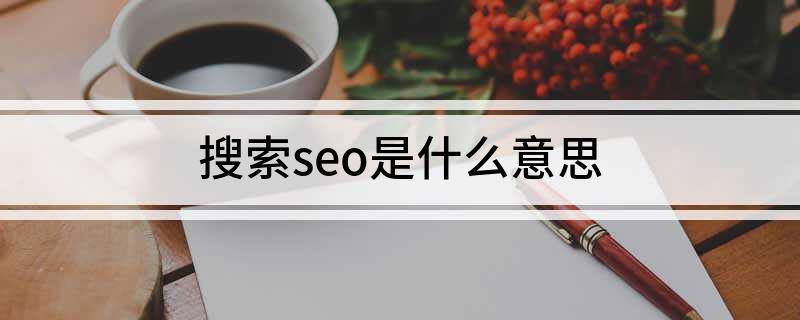 开云体育 Kaiyun.com 官网入口搜索seo是什么意思(图1)